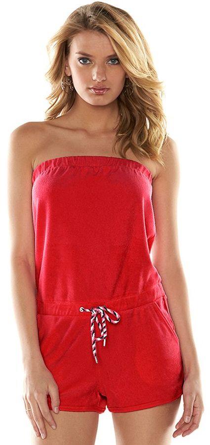 French Terry Juicy Couture Terry Romper, $48 | Kohl Terry Cloth Cover-Up Ro...