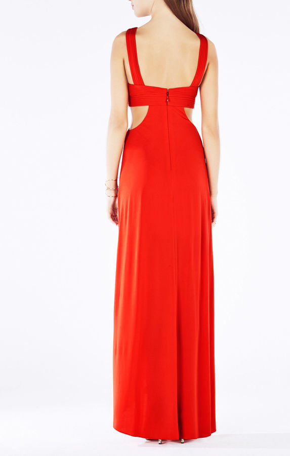 BCBG Pleated Gown Brynne