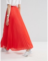 Asos Collection Pleated Maxi Skirt