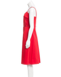 Carolina Herrera Sleeveless Midi Dress