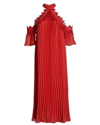 True Decadence By Glamorous Lace Trim Pleated Midi Dress