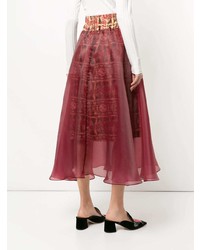 Pose Arazzi Double Layered Midi Skirt