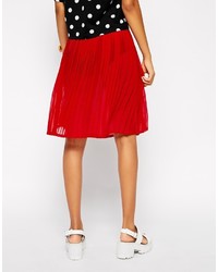 American Apparel Chiffon Pleated Skirt