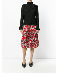 No.21 No21 Pleated Patterned Skirt