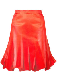 Moschino Pleated Flared Skirt