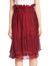 Romance Was Born Two Tiered Pleated Skirt