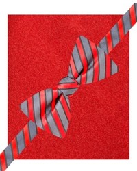 Alfani Striped Bow Tie Pocket Square Set