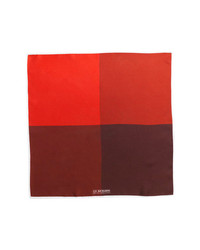 J.Z. Richards Silk Pocket Square Red One Size