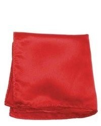 Jacob Alexander Solid Color Pocket Square By Crimson Red
