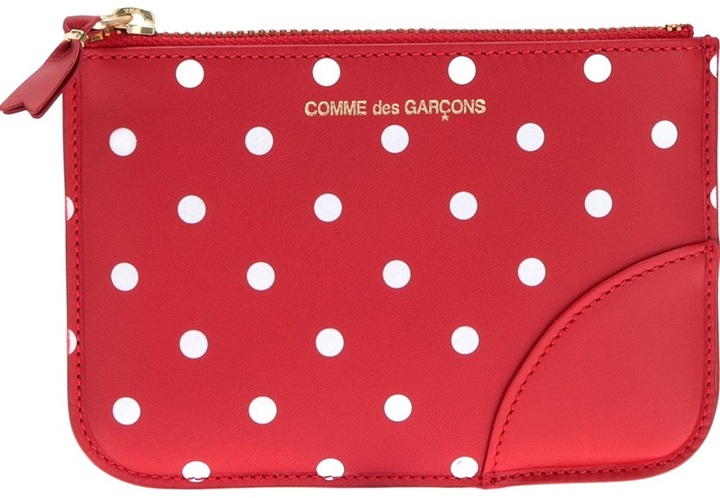 Comme des Garcons Comme Des Garons Wallet Polka Dots Printed Zip 