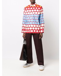 Marni Geometric Print Cotton Shirt