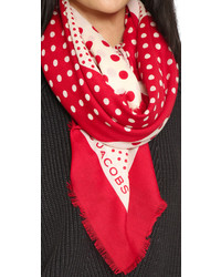 Marc by Marc Jacobs Polka Dot Square Scarf