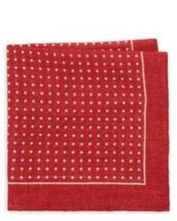 Isaia Dotted Silk Pocket Square