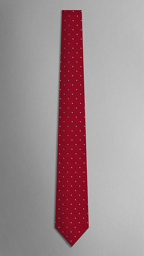 burberry polka dot tie