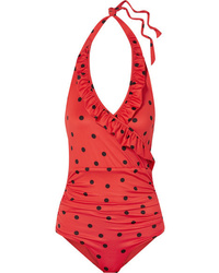 Red Polka Dot Swimsuit