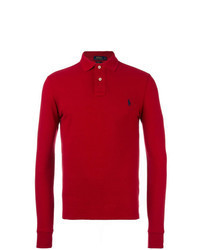 Red Polo Neck Sweater