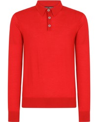 Dolce & Gabbana Long Sleeve Polo Shirt