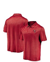 FANATICS Branded Red Tampa Bay Buccaneers Striated Primary Logo Polo