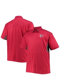 FANATICS Branded Redcharcoal Atlanta Falcons Big Tall Polo