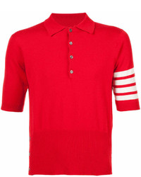 Thom Browne Cashmere Short Sleeve Polo Shirt