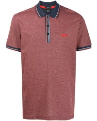 BOSS HUGO BOSS Contrast Embroidered Logo Polo Shirt