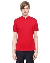 Alexander McQueen Cotton Piqu Harness Polo Shirt