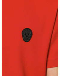 Alexander McQueen Embellished Skull Polo Shirt