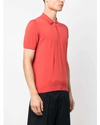 Moorer Jersey Fleece Cotton Polo Shirt