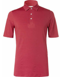 Kjus Golf Soren Striped Stretch Jersey Golf Polo Shirt