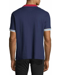 Burberry Lenford Contrast Trim Polo Shirt