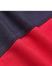 Boast Piqu Panelled Stretch Jersey Polo Shirt