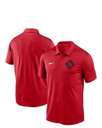 Nike Red Cleveland Guardians Team Logo Polo