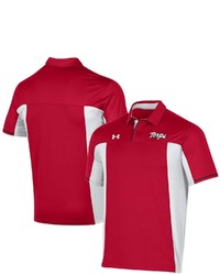 Under Armour Red Maryland Terrapins Throwback Special Game Polo