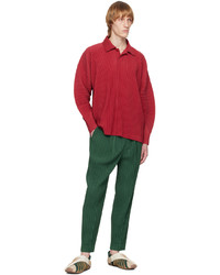 Homme Plissé Issey Miyake Red Monthly Color February Polo
