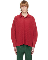 Homme Plissé Issey Miyake Red Monthly Color February Polo