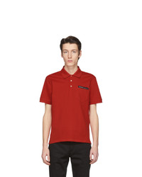 Givenchy Red Tape Logo Polo