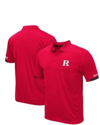 Colosseum Scarlet Rutgers Scarlet Knights Logo Santry Polo At Nordstrom