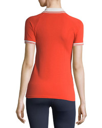 Tory Sport Seamless Short Sleeve Polo Shirt