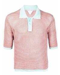 Bottega Veneta Semi Sheer Knitted Polo Shirt