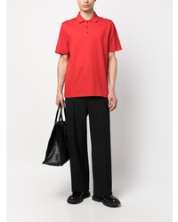 Ferragamo Short Sleeve Cotton Polo Shirt