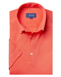 Eton Soft Casual Line Slim Fit Pique Polo Shirt