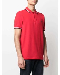 Fred Perry Striped Tipping Polo Shirt