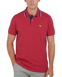 Barbour Tipped Cotton Jersey Short Sleeve Polo