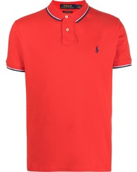 Polo Ralph Lauren Tipped Logo Embroidered Polo Shirt