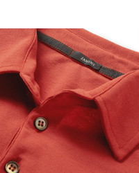 Incotex Zanone Cotton Jersey Polo Shirt