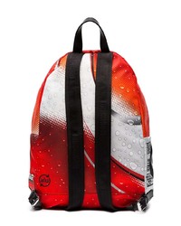 Moschino Multicoloured Face Print Backpack