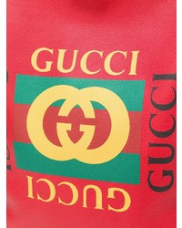 Gucci Print Drawstring Backpack
