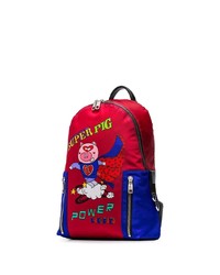 Dolce & Gabbana Red Super Pig Backpack