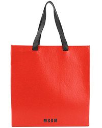 MSGM Logo Print Shoulder Bag
