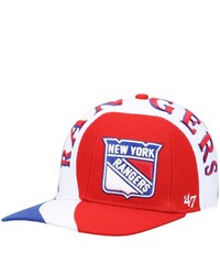 '47 Blueredwhite New York Rangers Circuit Mvp Snapback Hat At Nordstrom